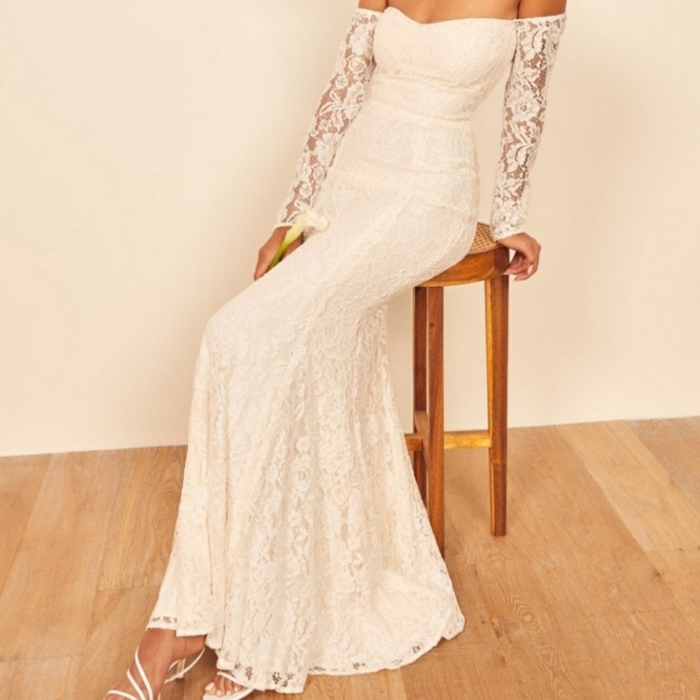 Reformation "Champs" Wedding Dress